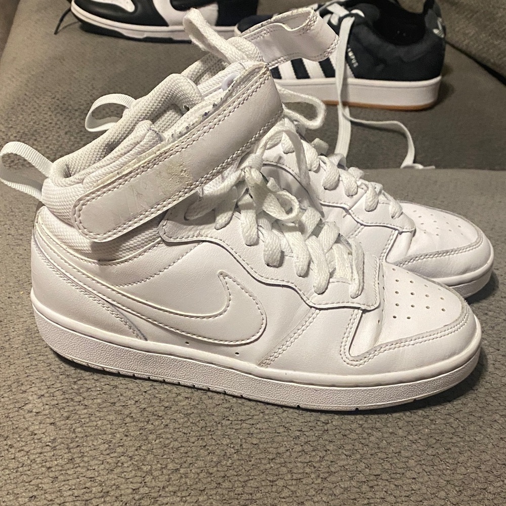 Nike Kids White High-Top Sneakers